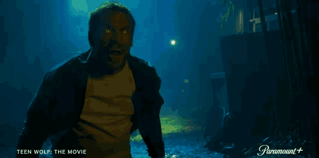 a poster for teen wolf the movie shows a werewolf