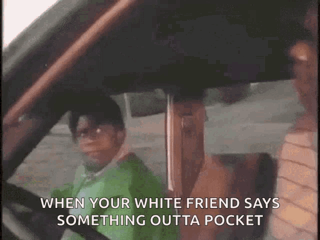 When Your White Friend Says Something Outta Pocket Omg GIF - When Your White Friend Says Something Outta Pocket Omg Shy GIFs