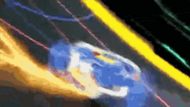 a blurry picture of a car driving down a road