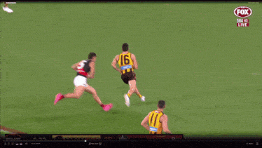 a fox broadcast of a soccer game with haw leading by 3