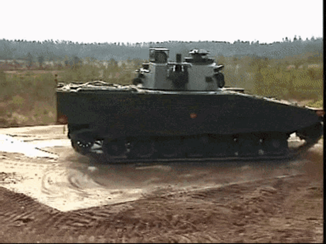 Bofors Combat Vehicle90 GIF