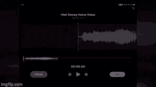 a recording of walt disney home video is being played