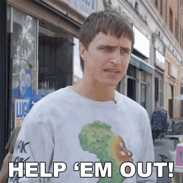 Help Em Out Danny Mullen GIF - Help Em Out Danny Mullen Support Them GIFs
