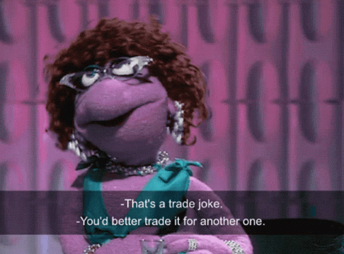 Muppets Trade Joke GIF - Muppets Trade Joke Trade In GIFs