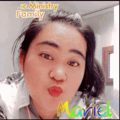 a picture of a woman with the name mariel written on it