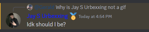 a screenshot of a conversation between jay s urbexxing and gerald