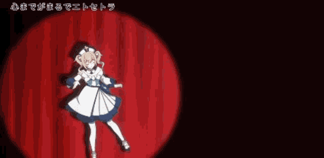 a girl in a white dress is dancing on a stage .