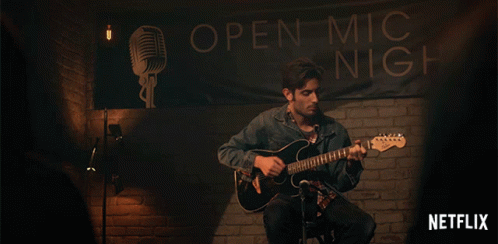 Playing Guitar Dear White People GIF - Playing Guitar Dear White People Performing GIFs