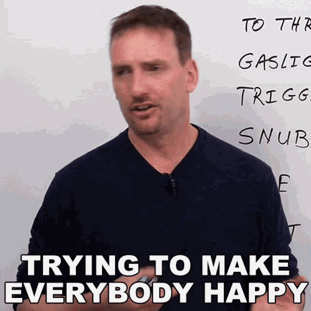 Trying To Make Everybody Happy Adam GIF - Trying To Make Everybody Happy Adam Engvid GIFs