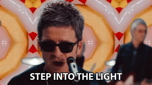 Step Into The Light Noel Gallagher GIF - Step Into The Light Noel Gallagher This Is The Place GIFs