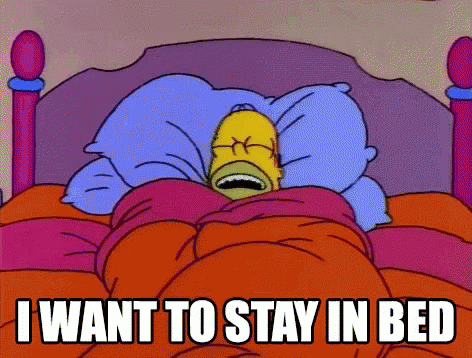 Stay In Bed Simpsons GIF - Stay In Bed Simpsons I Want To Stay In Bed GIFs