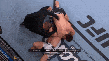 the ufc lightweight bout between hooper and borshchev