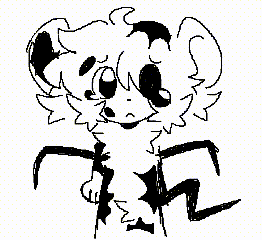 a black and white drawing of a cartoon character with a s on his chest .