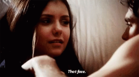 Elena Gilbert That Face GIF - Elena Gilbert That Face Vampire Diaries GIFs