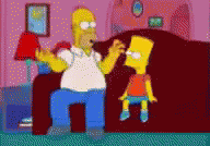 Why I Oughta!  GIF - The Simpsons Homer Simpson Bart Simpson GIFs