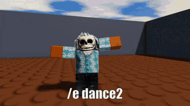 a picture of a skeleton with the words / e dance2