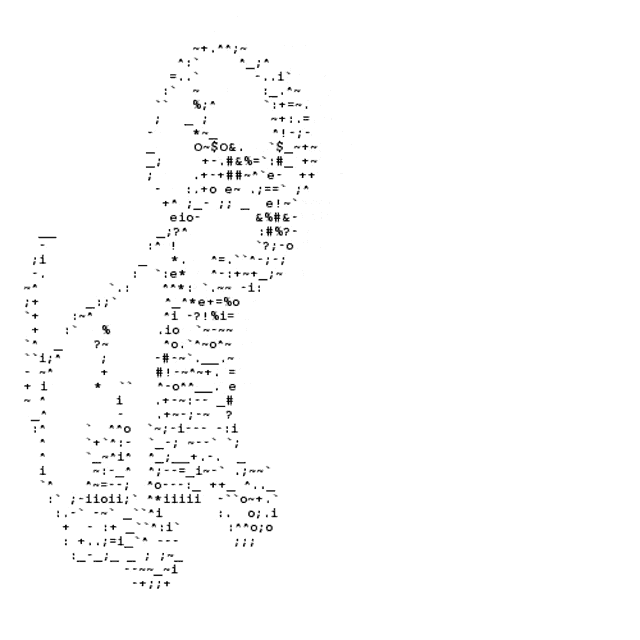a black and white drawing of a person 's face made up of numbers