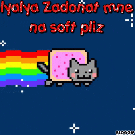 a pixel art of a cat with a rainbow coming out of its nose