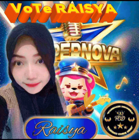 a picture of a girl with the name raisya