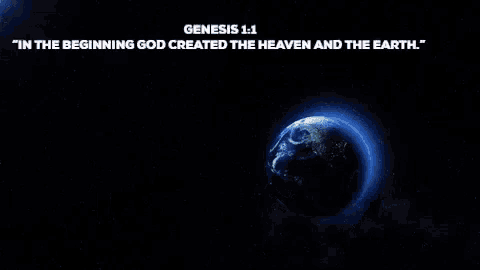 God In The Beginning GIF - God In The Beginning Bible Verse GIFs