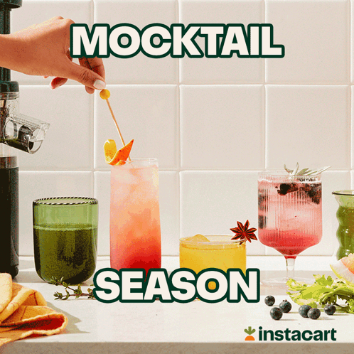 Mocktail Season Mocktails GIF - Mocktail Season Mocktails Sober GIFs