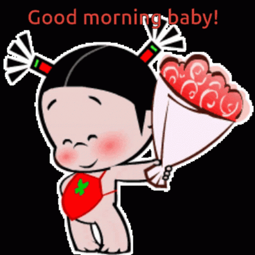 Good Morning Cute Pobaby GIF - Good Morning Cute Pobaby Love GIFs