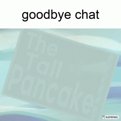 Goodbye Chat Pancake GIF - Goodbye Chat Pancake GIFs