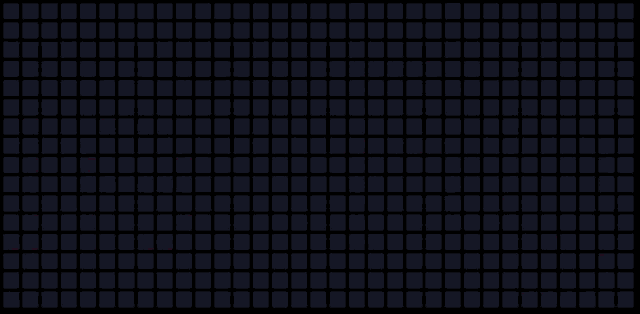 a screen with pink squares that says ' live '