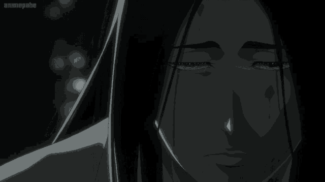 a close up of a man 's face with the words each time you 're on the verge of death