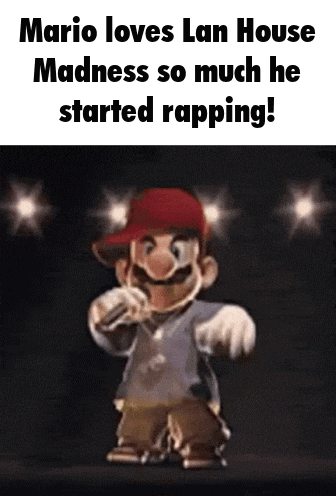 mario loves lan house madness so much he started raping !