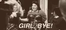 Girl Bye Push GIF - Girl Bye Push Glee GIFs