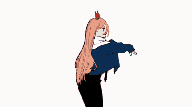 a drawing of a nurse with horns on her head