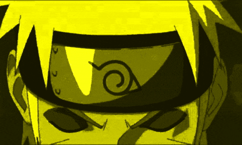 a close up of a cartoon character wearing a headband