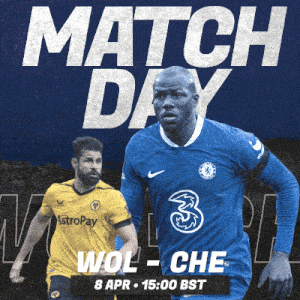 a poster for a match between wol che and chelsea