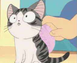 Cat Anime GIF - Cat Anime Brush GIFs