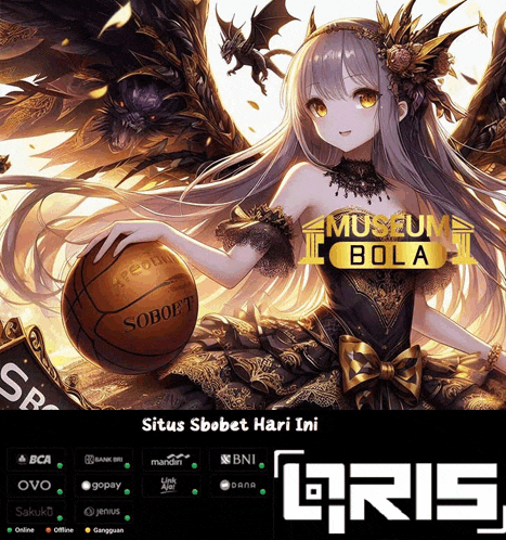 a poster for museum bola shows a girl holding a basketball in her hand