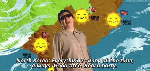 Sunny Beach Party GIF - Sunny Beach Party North Korea GIFs