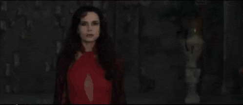 two women are standing next to each other and one of them is saying " i will not "