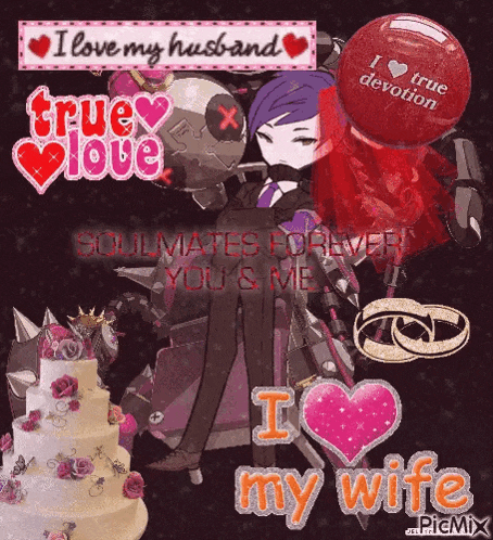 i love my husband and true love soulmates forever you & me