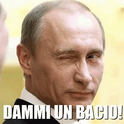 Putin Vladimir Putin Dammi Un Bacio Cuoricini Tvb Affetto Cuore Amore Occhiolino GIF - Russian President Putin Meme Gimme A Kiss GIFs