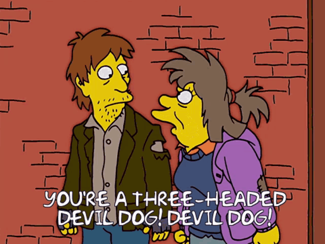 Youre A Three Headed Devil Dog Crazy GIF - Youre A Three Headed Devil Dog Devil Dog Crazy GIFs