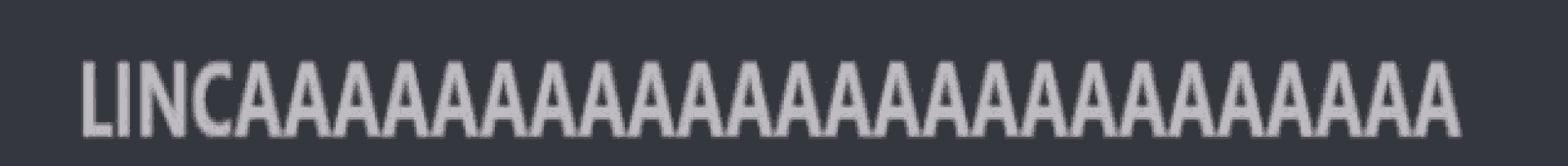the word lincoln is written in white on a dark background .
