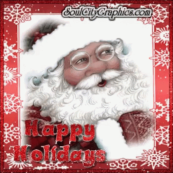 Happy Holidays Santa GIF - Happy Holidays Santa GIFs