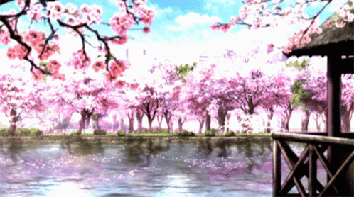 Summer Trees GIF - Summer Trees Pink GIFs