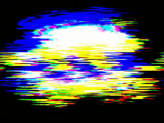 a skull is surrounded by a rainbow of colors on a black background