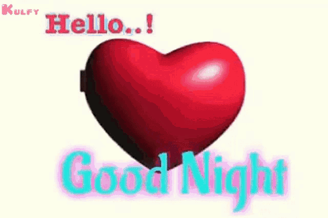 Goodnight Hello Goodnight GIF - Goodnight Hello Goodnight Heart Symbol GIFs