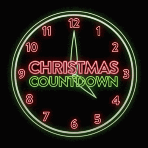Christmas Countdown Christmas GIF - Christmas Countdown Christmas Clock GIFs