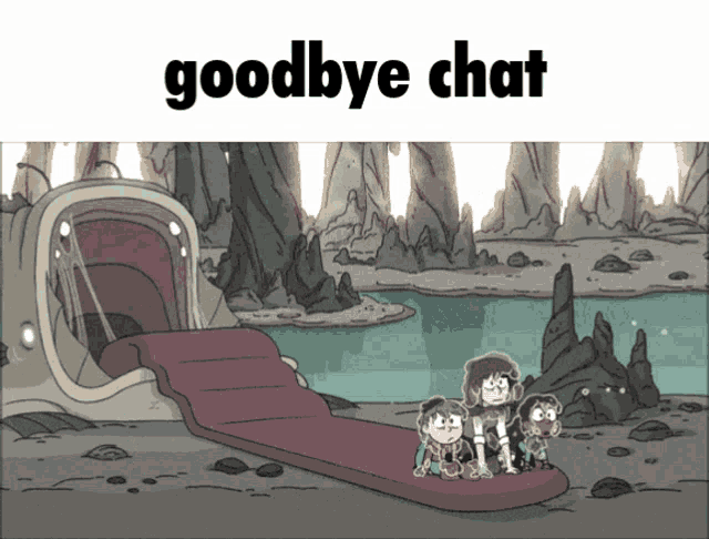 Goodbye Chat Goodbye GIF - Goodbye Chat Goodbye Hilda GIFs