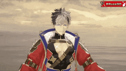 a video game character with the hashtag #ruze3d