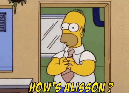Homer Liverpool GIF - Homer Liverpool Alisson GIFs